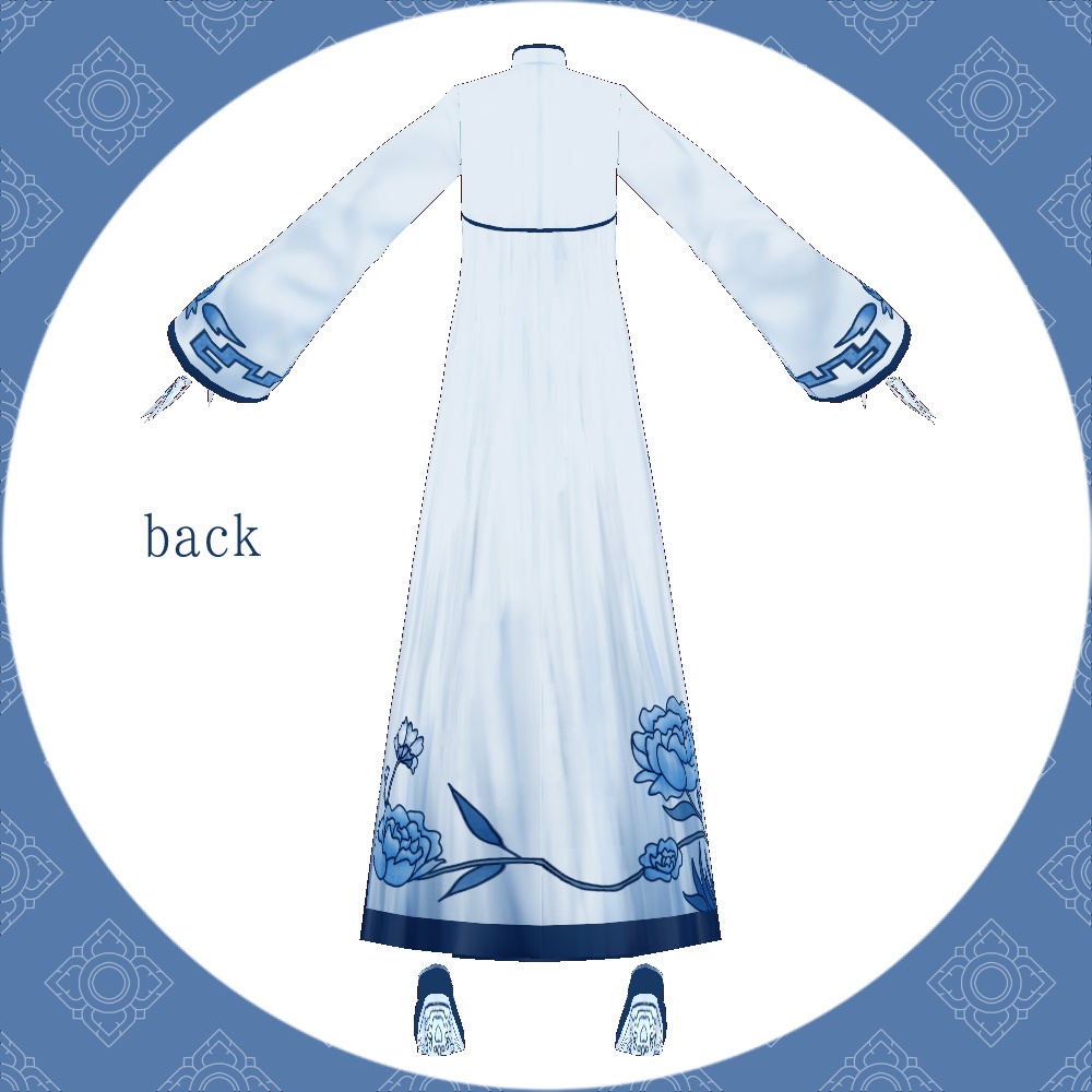 中華風ドレスパンツ