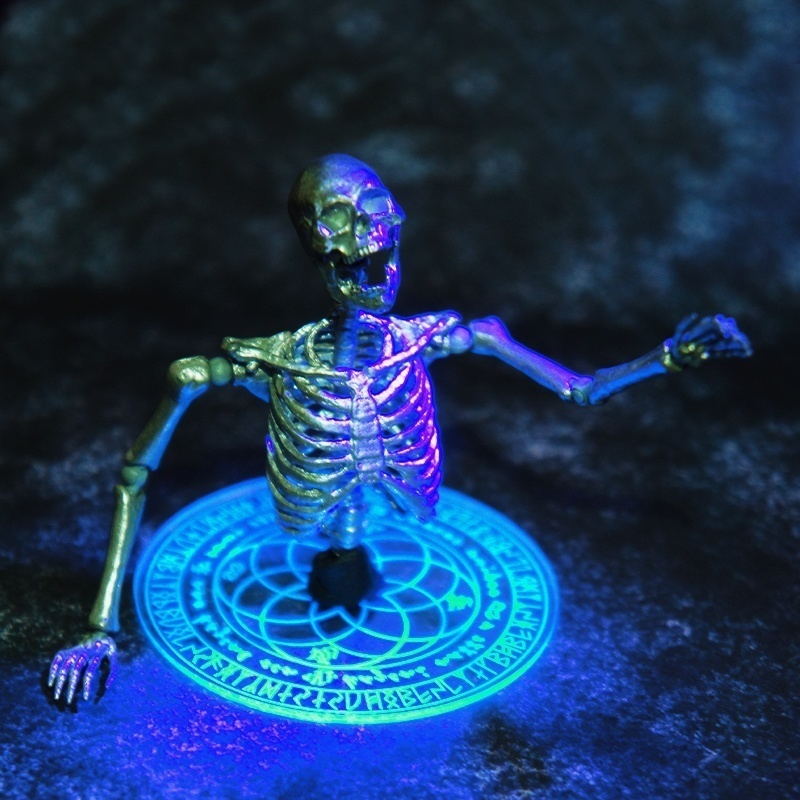 ブラックライトで輝く魔法陣 ~アクリル樹脂製プレート~ 雷光魔法