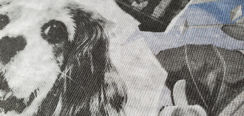 こむぎさんのコラージュTシャツ