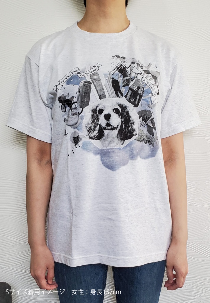 こむぎさんのコラージュTシャツ