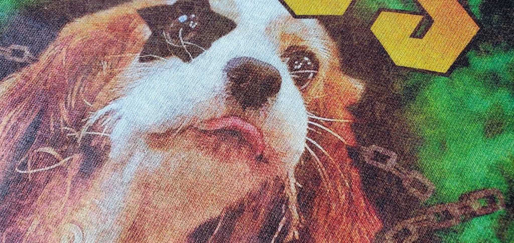 こむぎさんのロックTシャツ【ブラック】