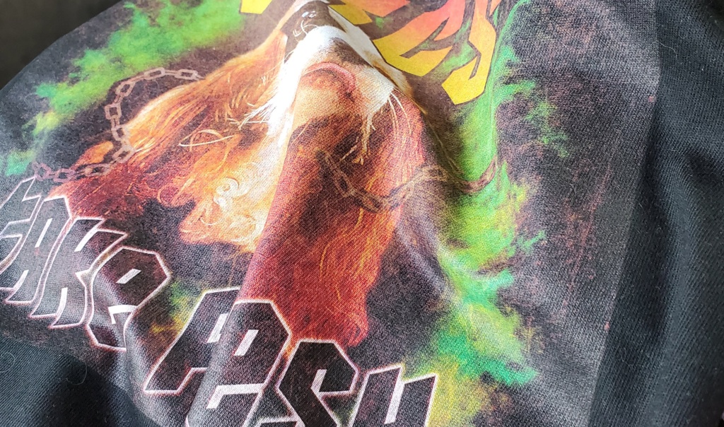 こむぎさんのロックTシャツ【ブラック】