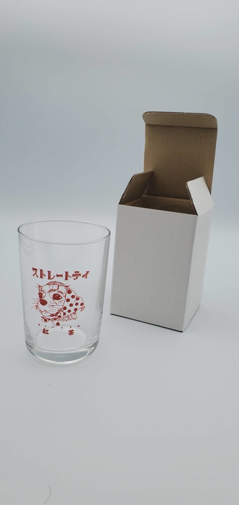 こむぎさんのレトログラス《赤・ストレートティ》