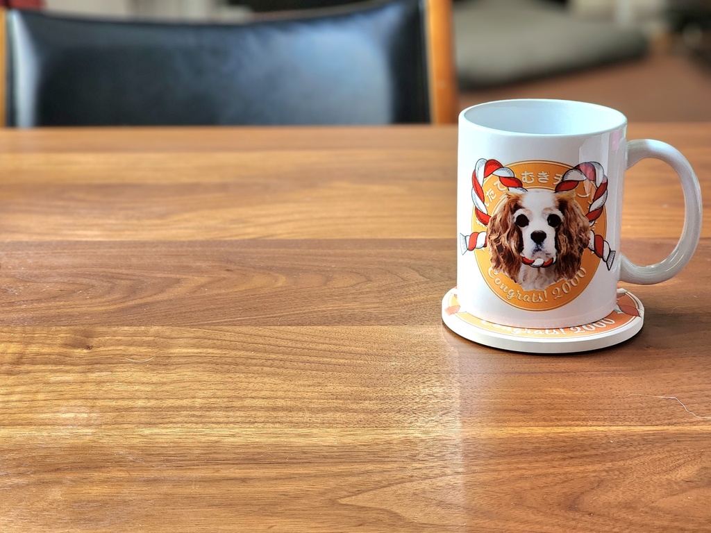 チャンネル登録者数二千記念マグカップー阿吽ー