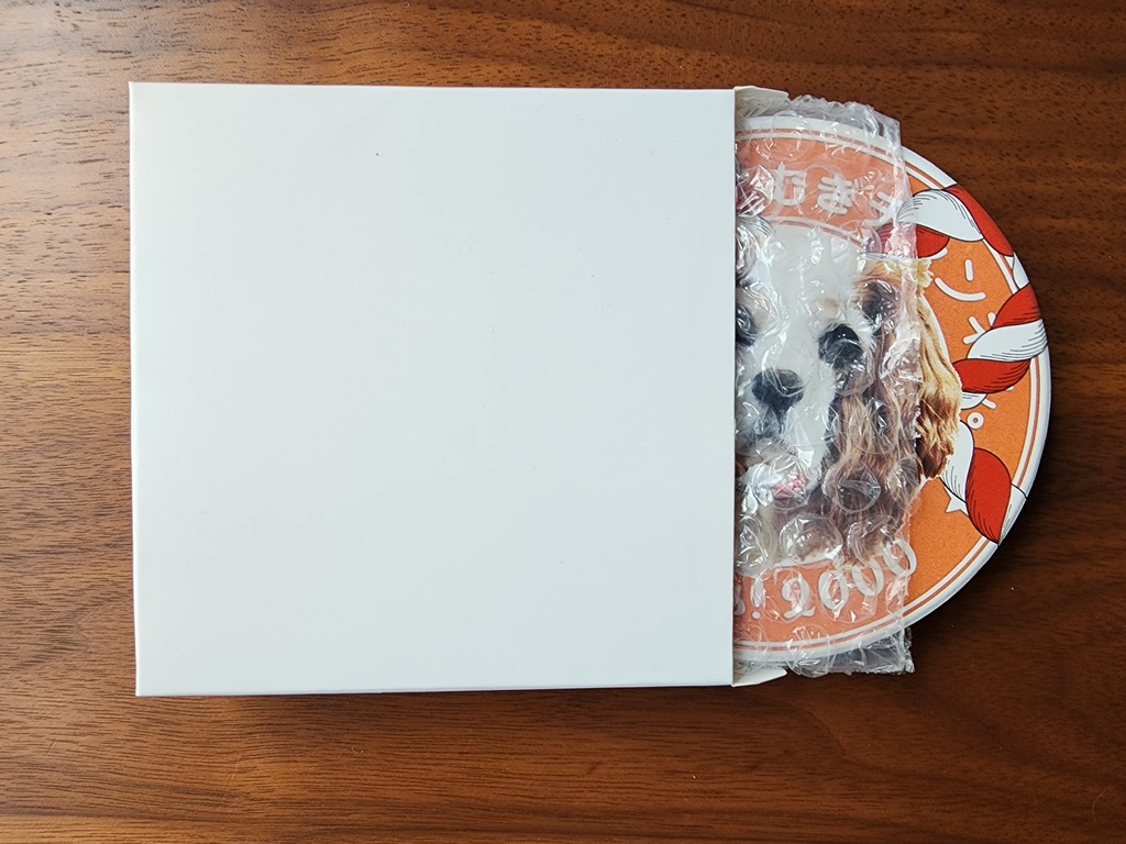 祝!2000記念コースター【丸型】ー吽ー