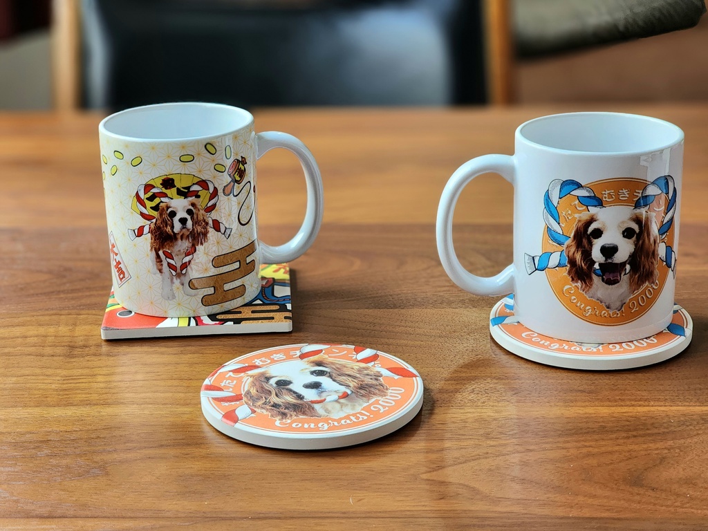 祝!2000記念コースター【角型】