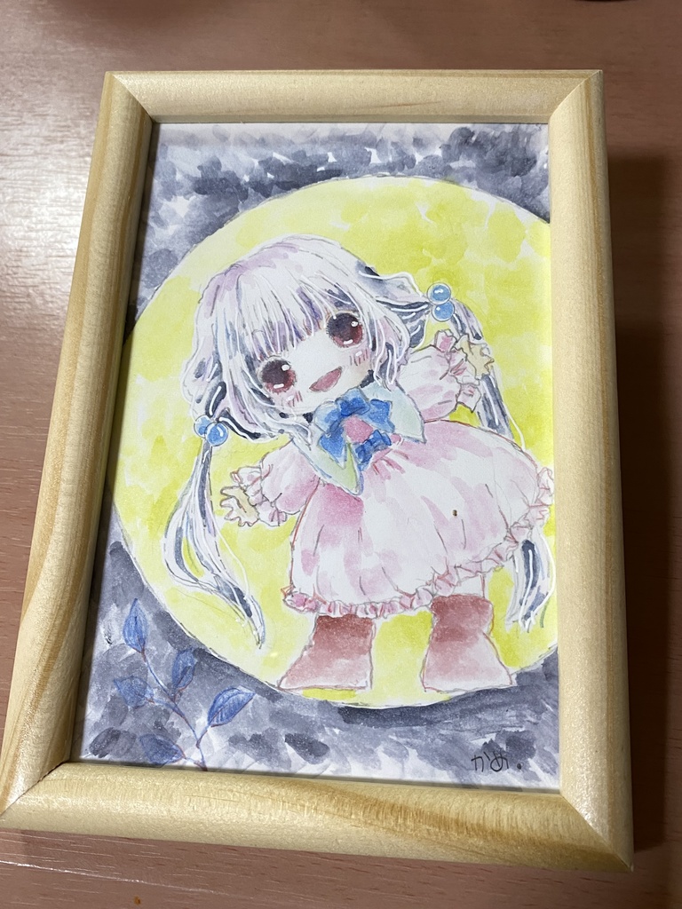原画・アメルとお月さま