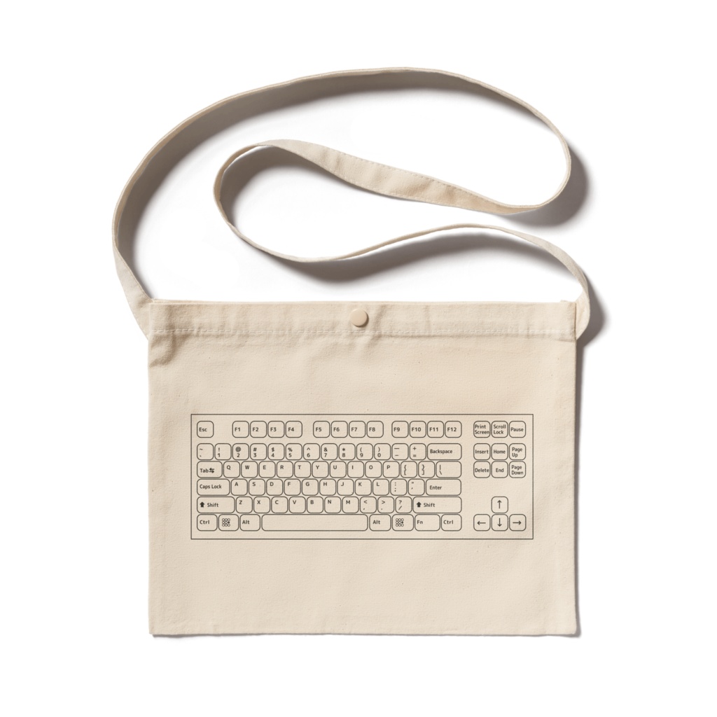 キーボードサコッシュ【US配列】