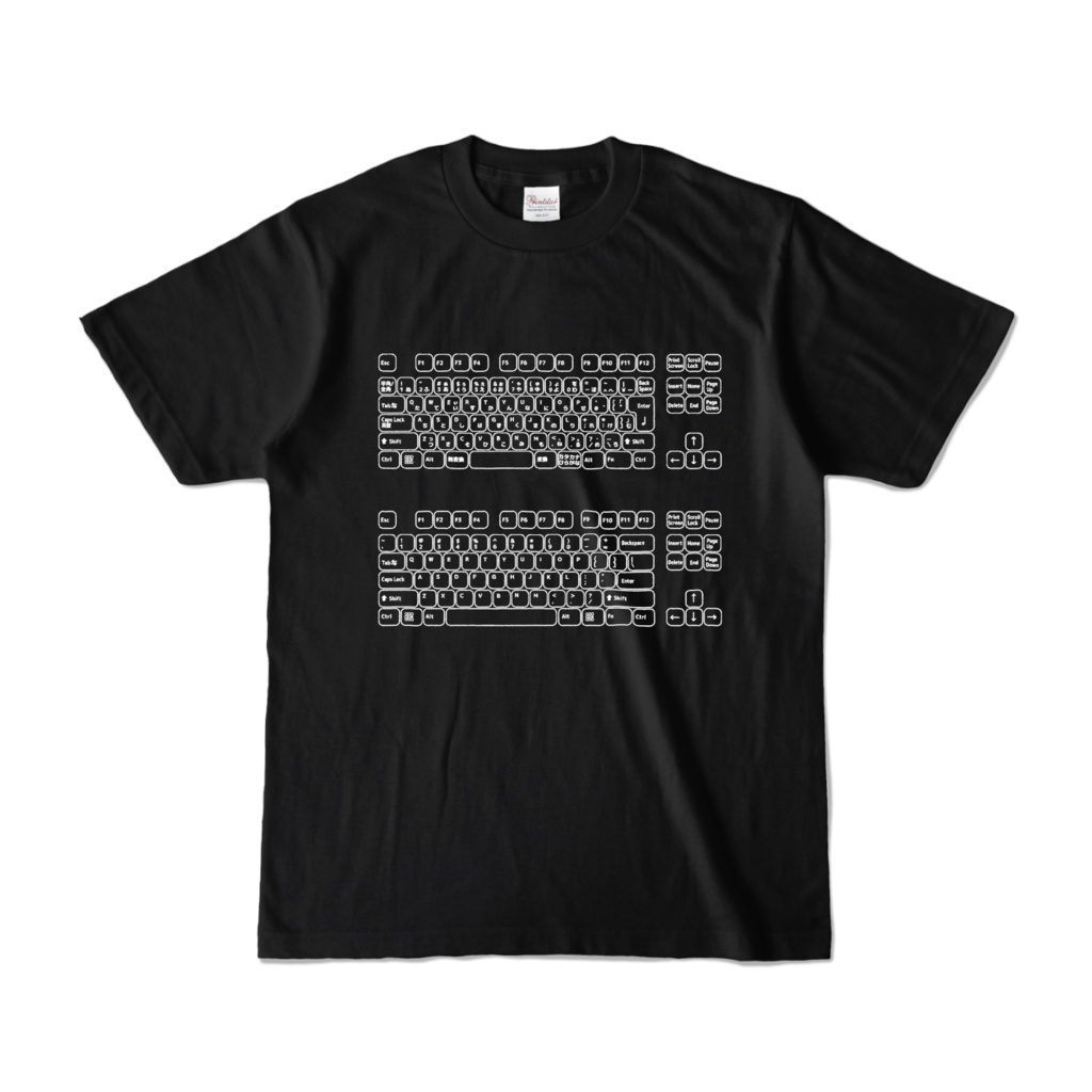キーボードTシャツ(濃色)
