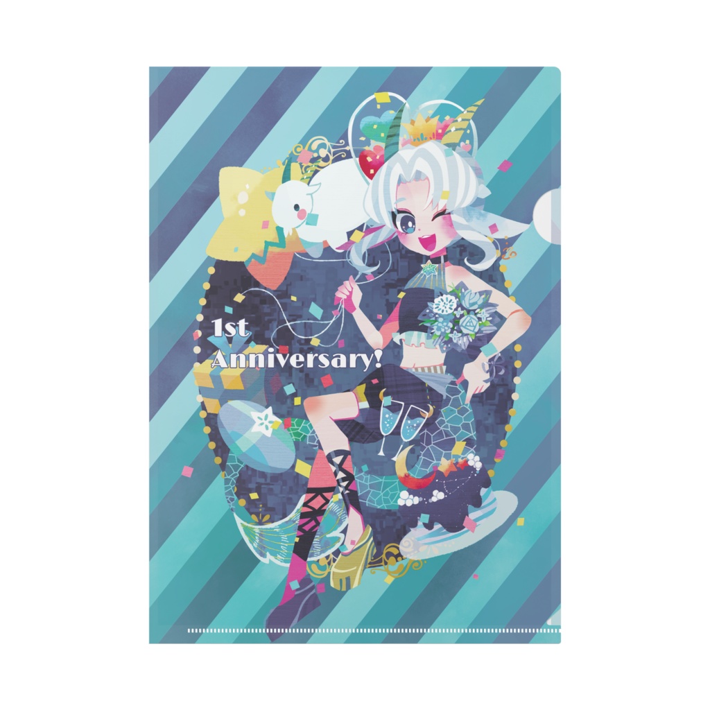 花糸宮芽依 クリアファイルB(1周年Ver.) A4/A5