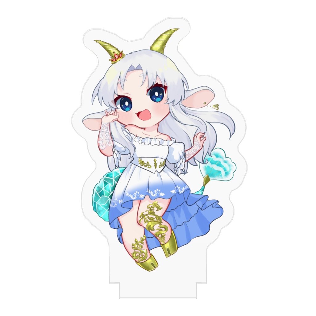 花糸宮芽依 アクリルフィギュア(ドレスVer.)