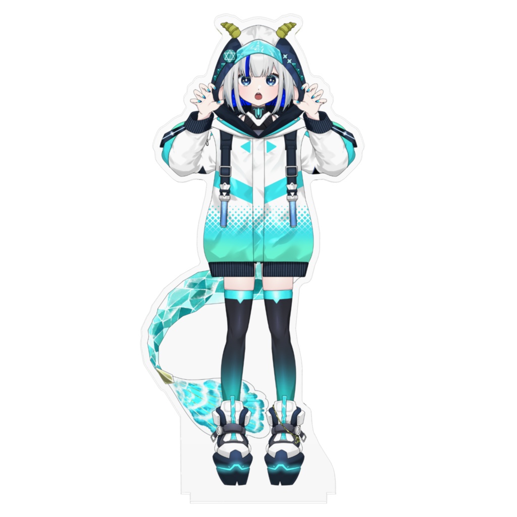 花糸宮芽依 アクリルフィギュア(青Ver.)