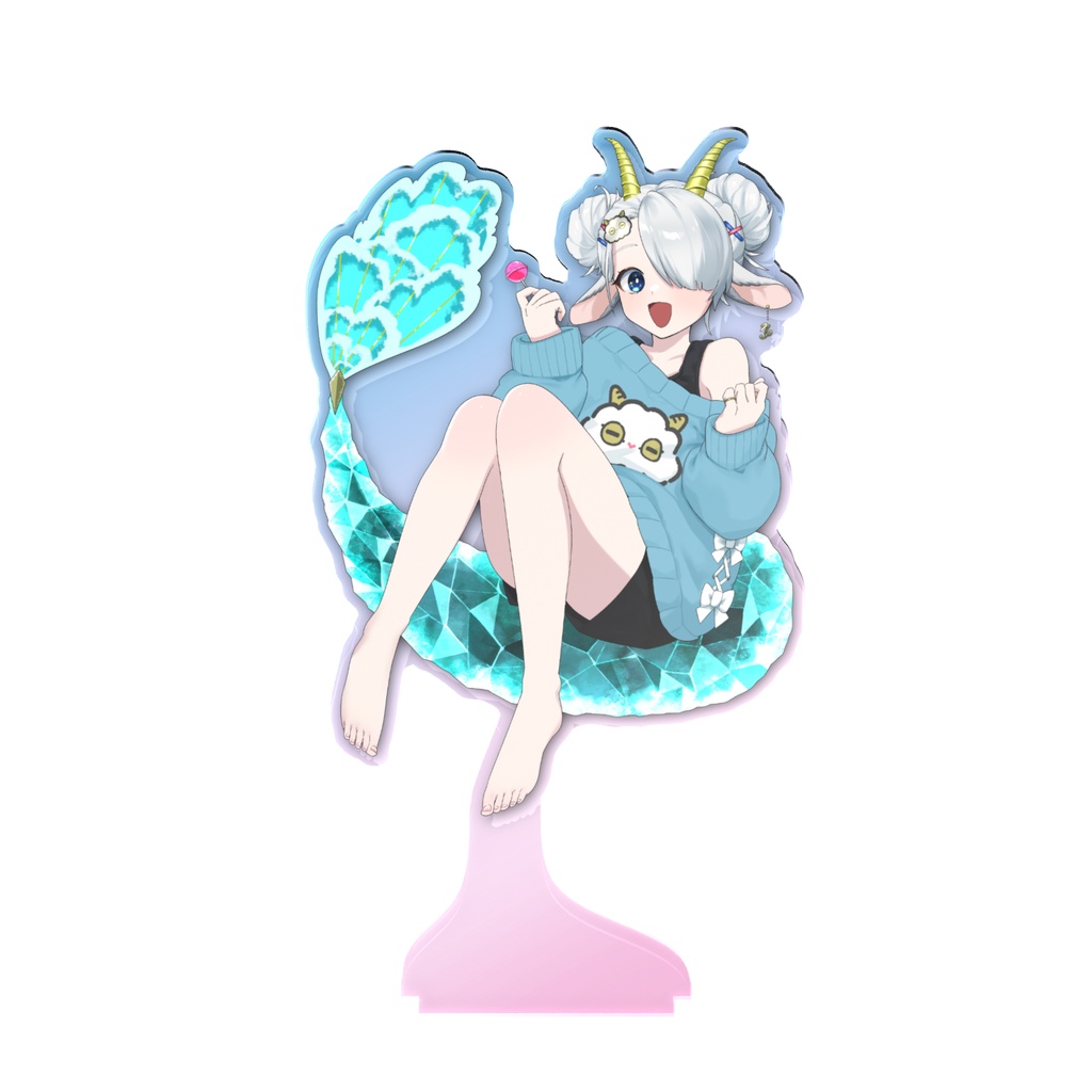花糸宮芽依 アクリルフィギュア(お団子Ver.)