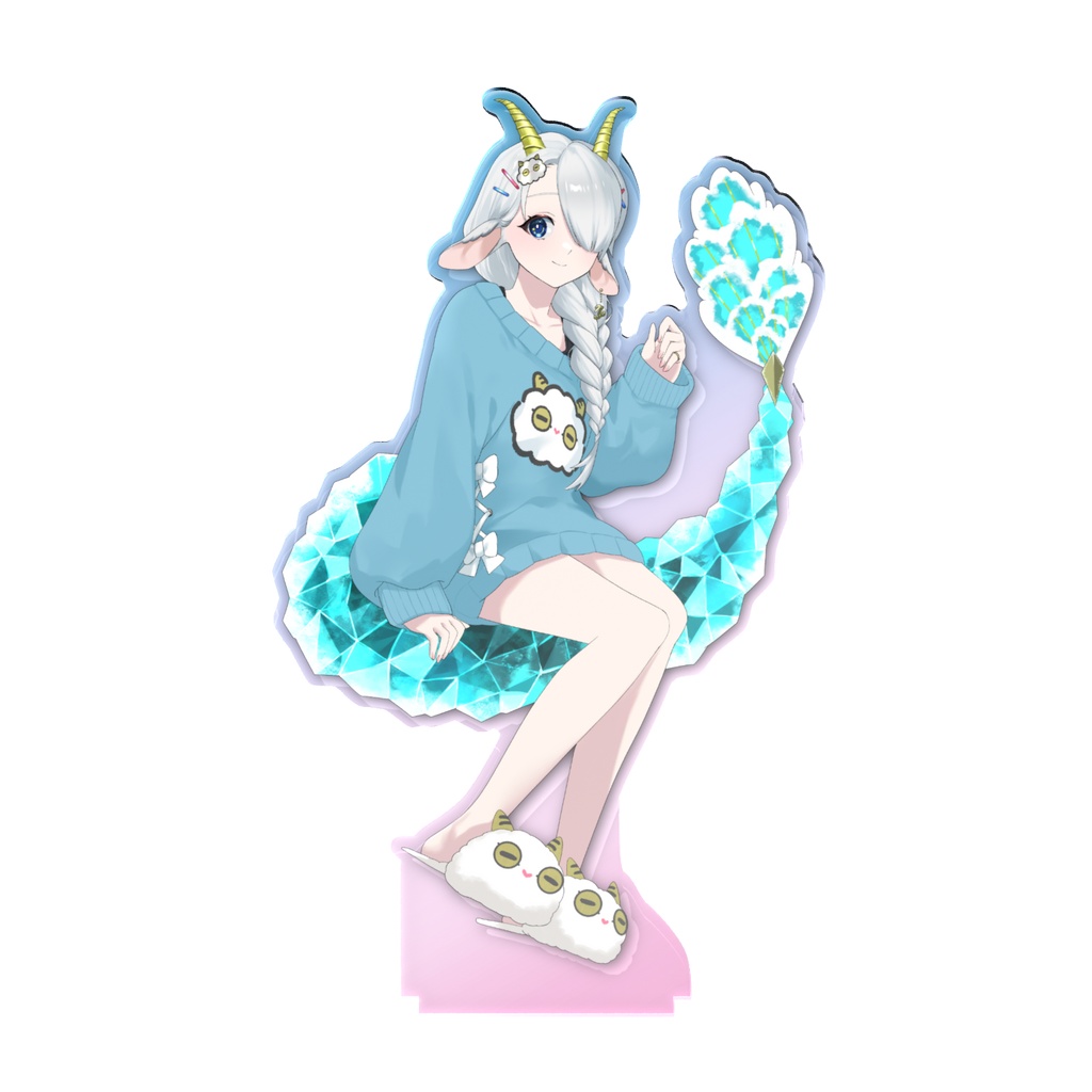 花糸宮芽依 アクリルフィギュア(三つ編みVer.)