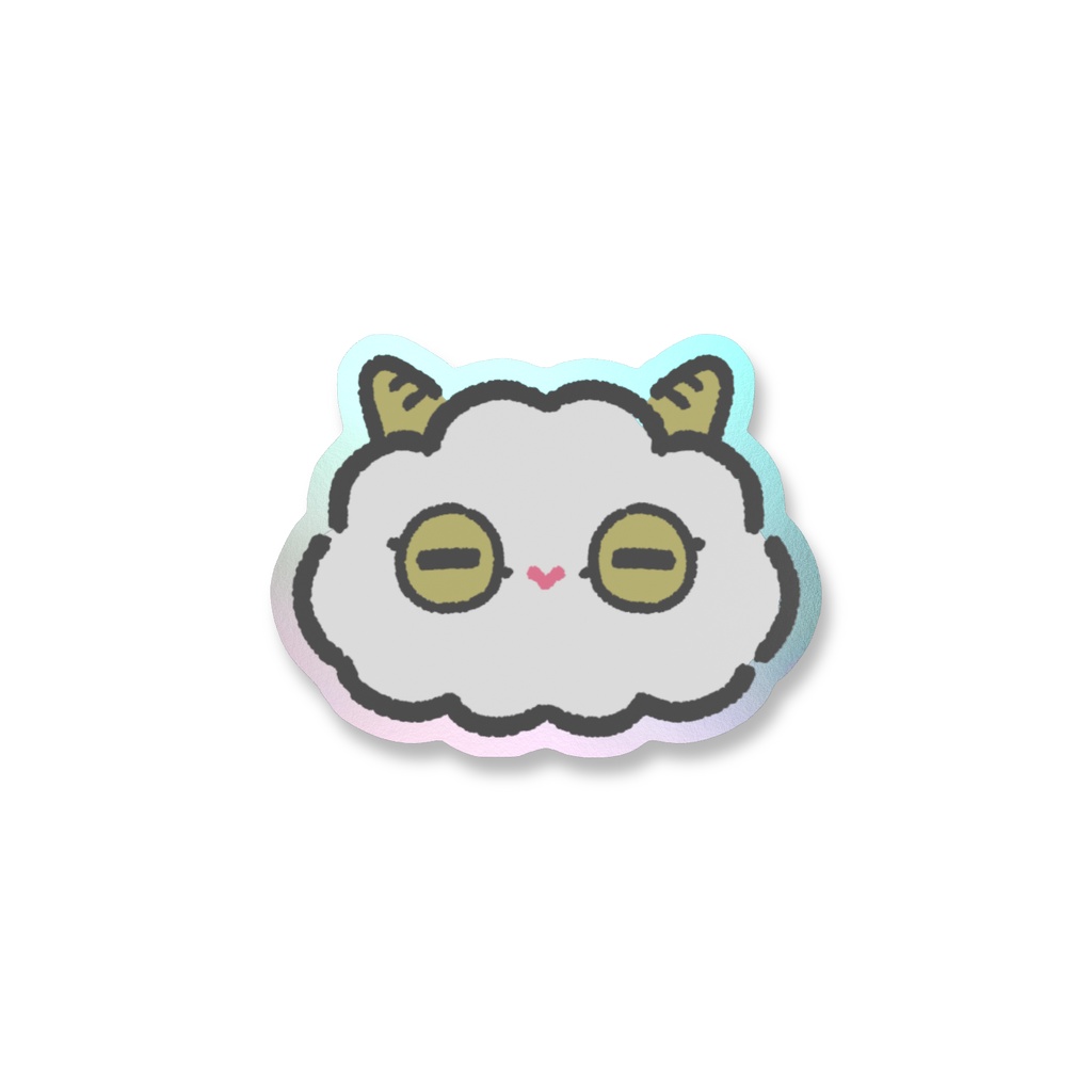 もこやぎステッカー
