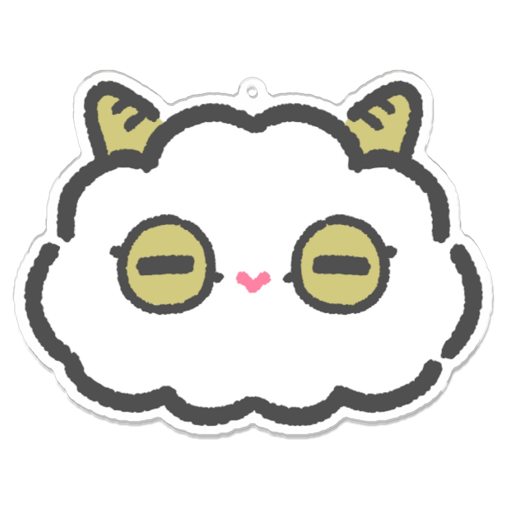 アクリルキーホルダー(もこやぎVer.)