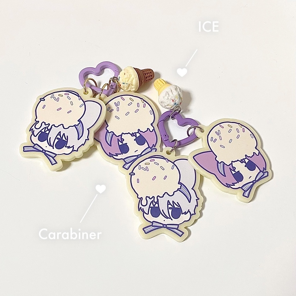 🍨ngroカラビナキーホルダー