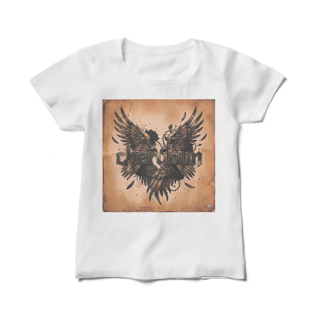 【エリス生誕祭記念】cherubim 智天使完全体ロゴ レディースTシャツ