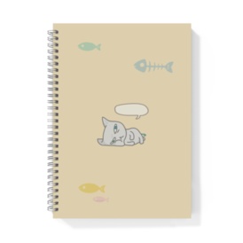 ふて寝コ リングノート