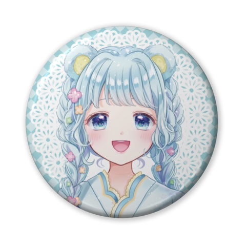 彩羽かのん缶バッジ(浴衣衣装)