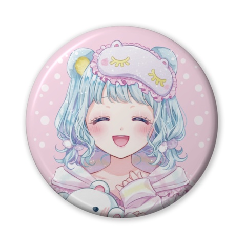 彩羽かのん缶バッジ(部屋着衣装)