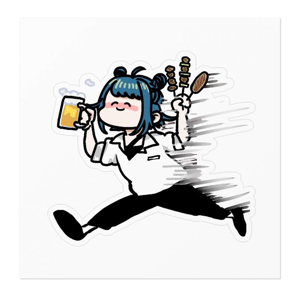 お祭りステッカー