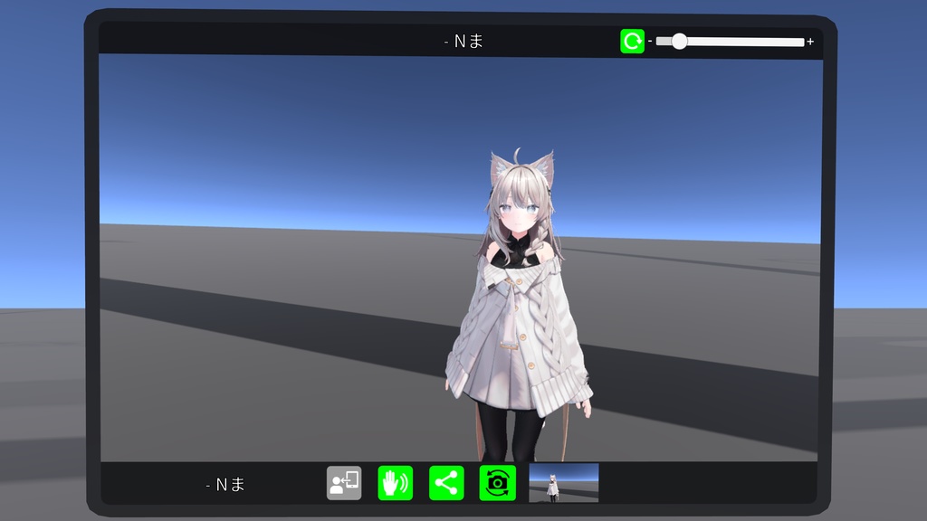 VRChat Udon用 ビデオ通話ギミック