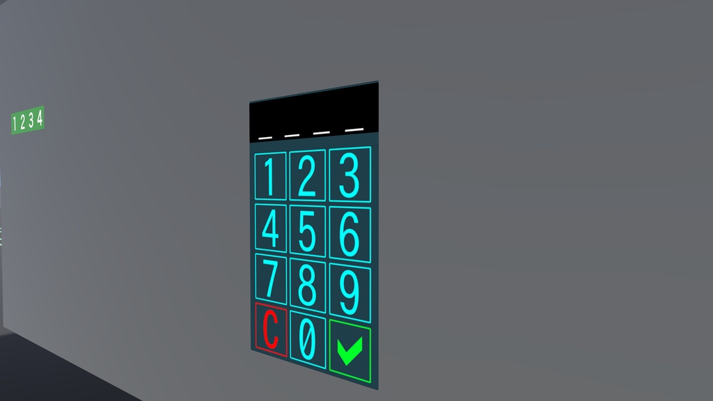 VRChat ワールド専用 パスコードギミック（ 自動変更・グローバル対応）