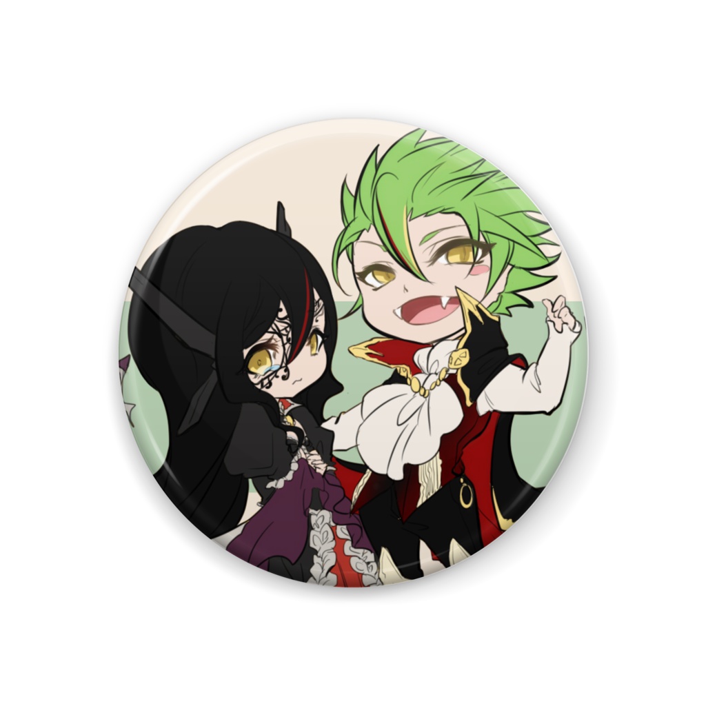 レック兄妹@缶バッジ