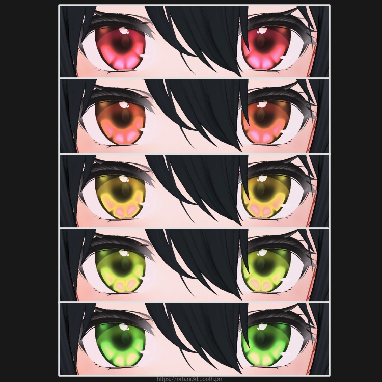 「桔梗」(Kikyo) Basic Eye texture + Makeup