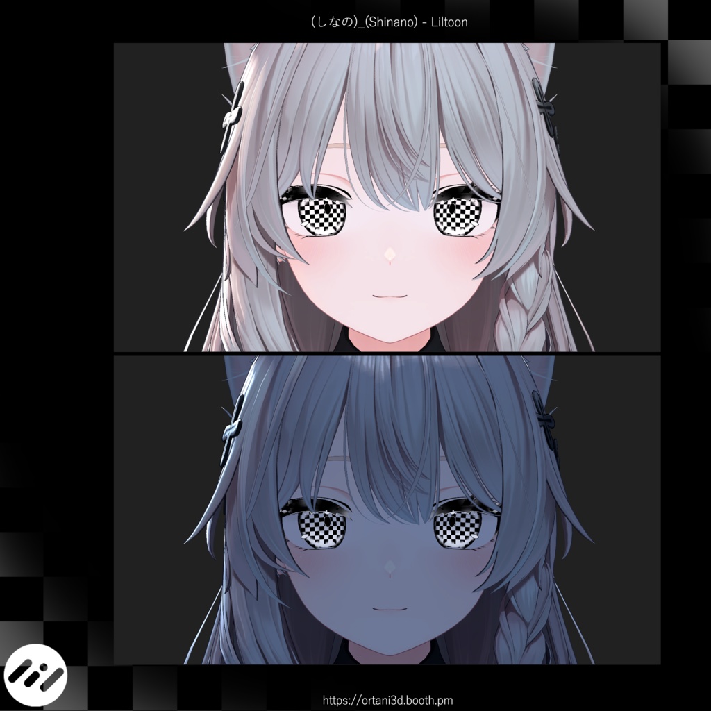 チェッカーセット Checker set - textures - (Eye + Makeup + Nail)