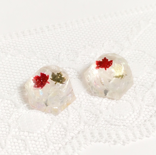 DC*冬の紅葉の下で*京園ピアス