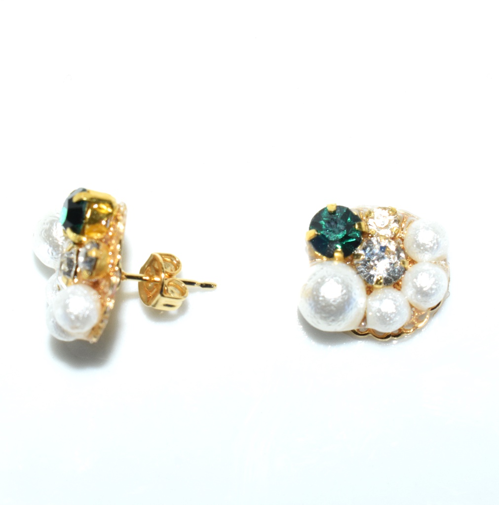 DC*7種 パールとビジューイヤリング