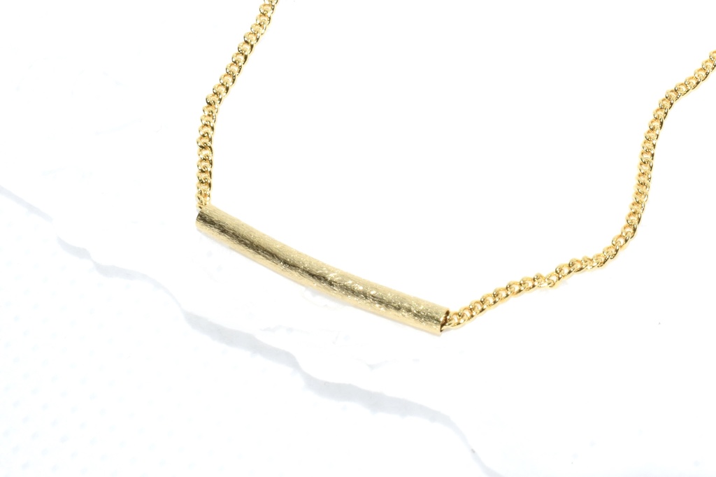再販/感謝企画①マットゴールドのデザインネックレス
