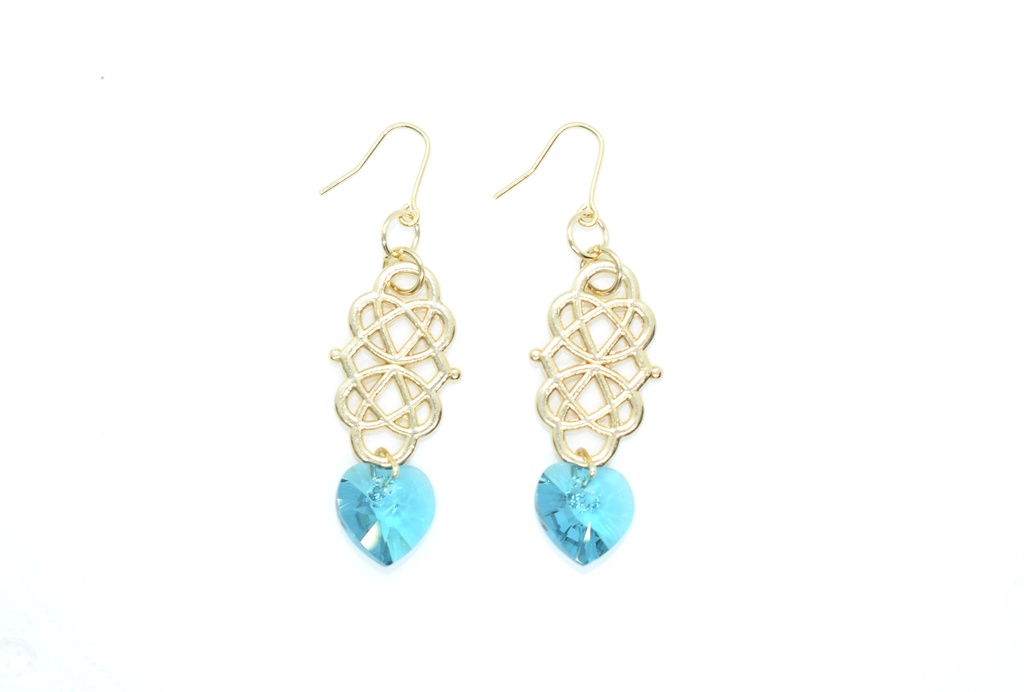 ハートスワロピアス＊グリーン