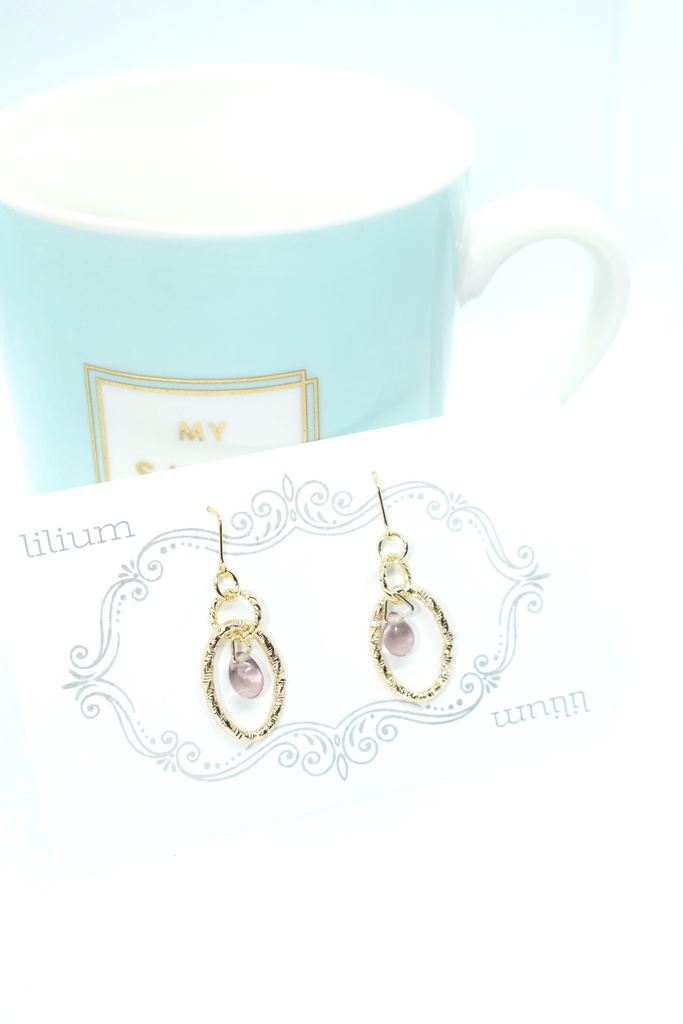 鬼滅*胡蝶しのぶ ティアドロップピアスB