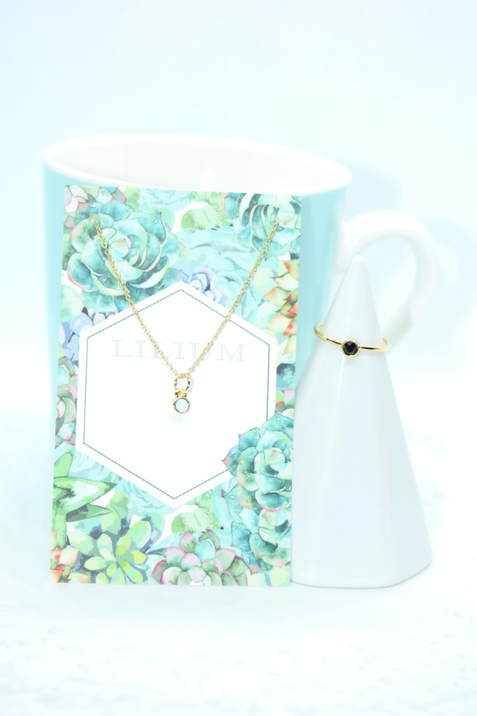 再販/鬼滅*小芭内 リング&ネックレスセット