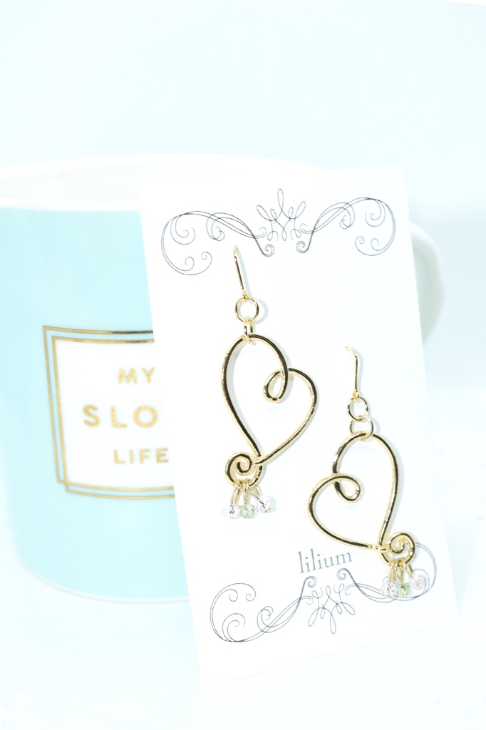 再販/鬼滅*蜜璃のハートピアス