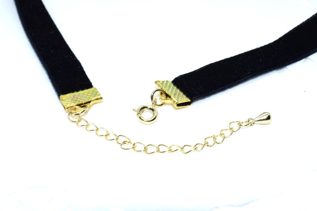 ベロアチョーカー【オーバル】