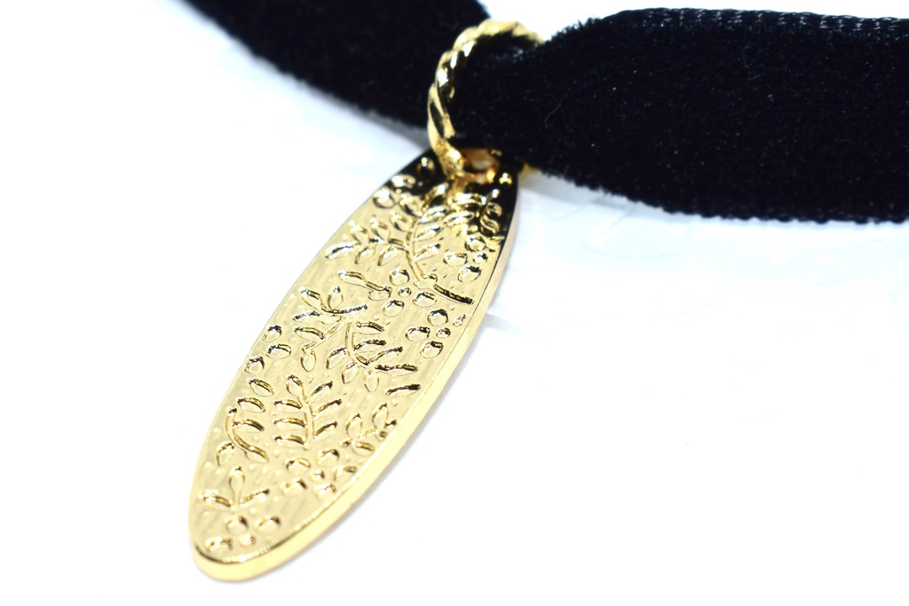 ベロアチョーカー【オーバル】