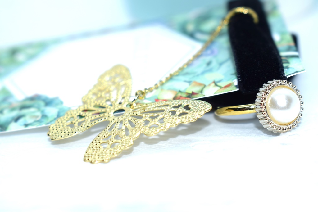 ベルベットチョーカー【バタフライ】