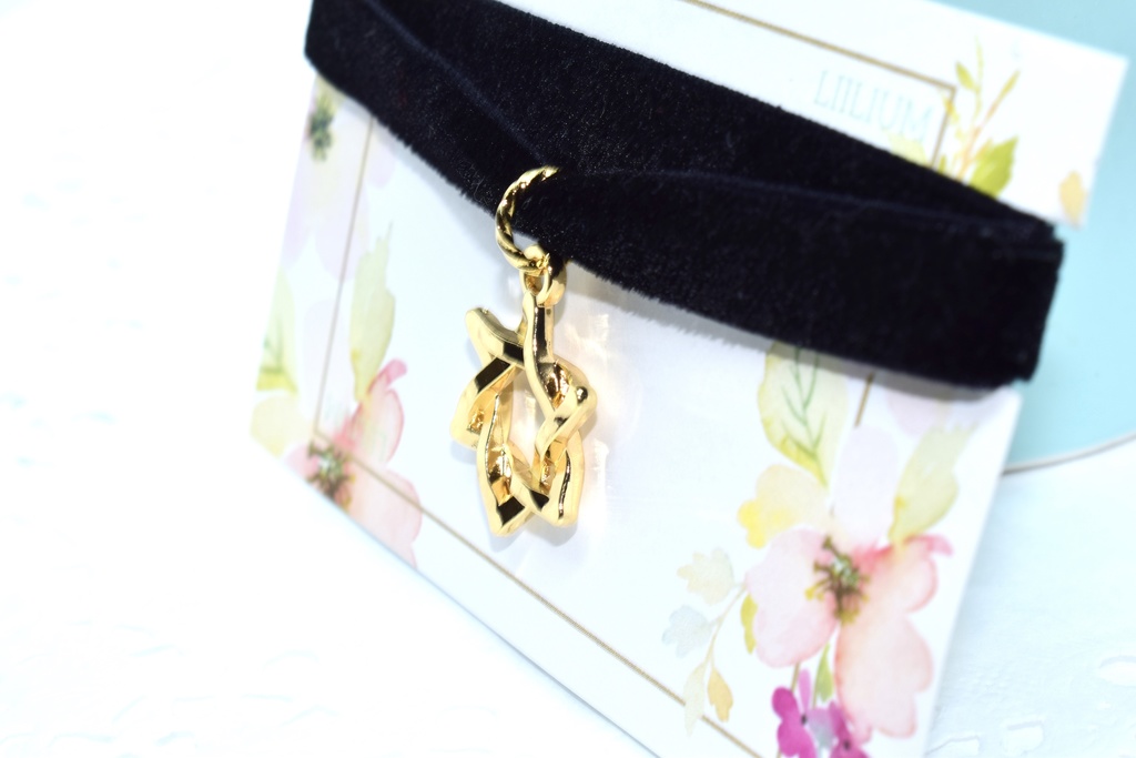 ベロアチョーカー【ヘキサグラム】