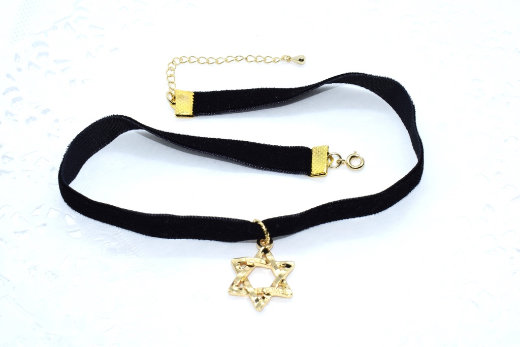 ベロアチョーカー【ヘキサグラム】