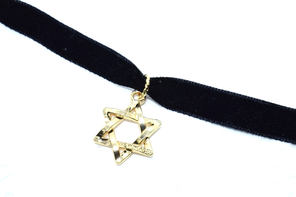 ベロアチョーカー【ヘキサグラム】