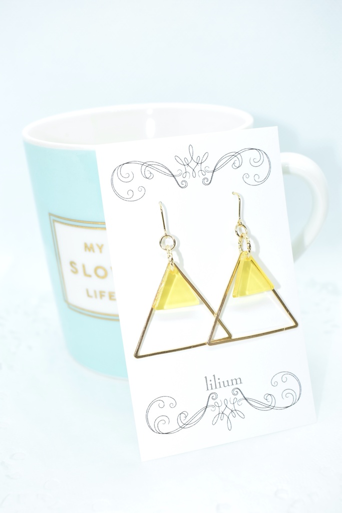 鬼滅*我妻善逸 三角ピアス