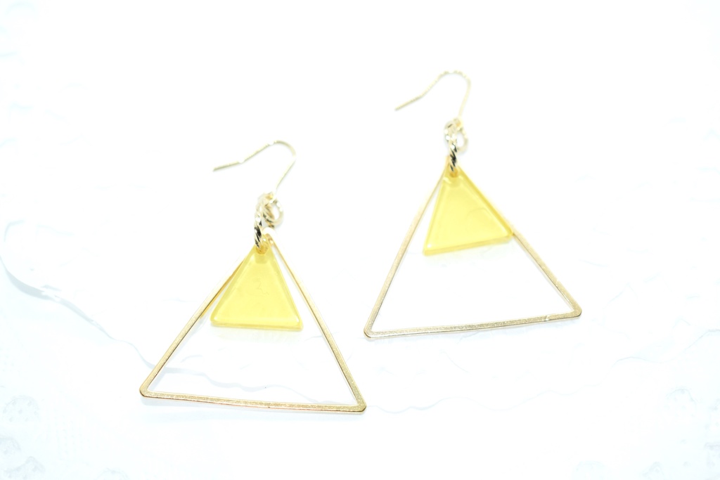 鬼滅*我妻善逸 三角ピアス