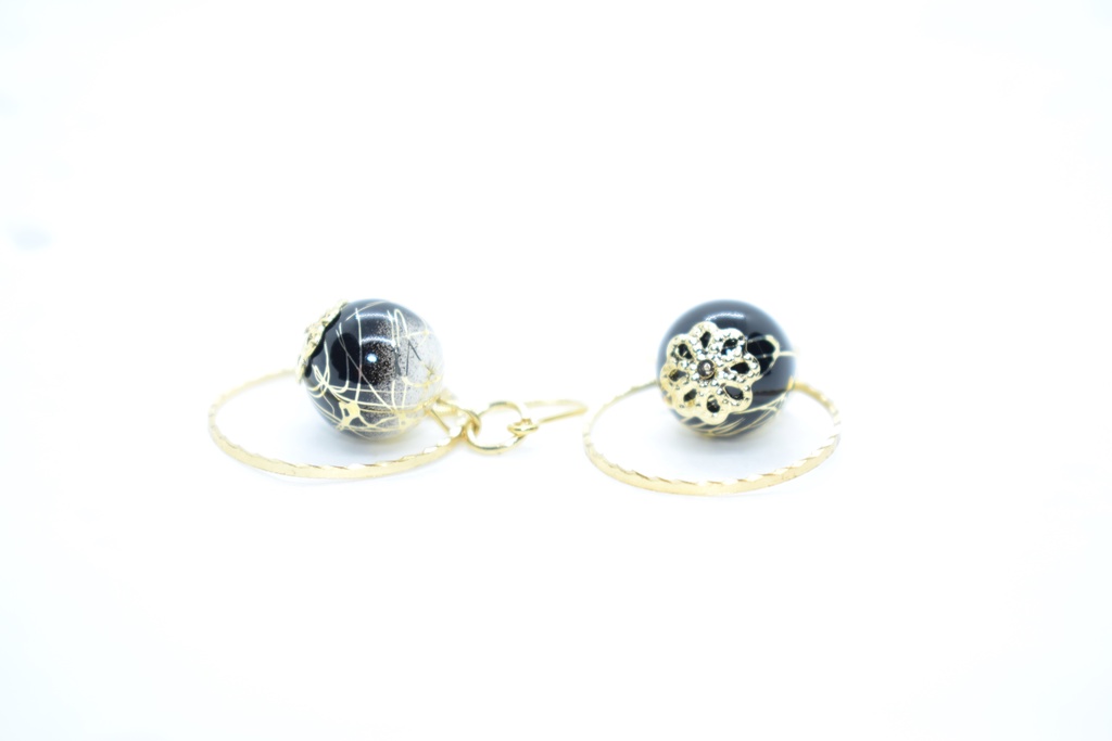 鬼滅*鬼舞辻無惨 グラデーションピアス