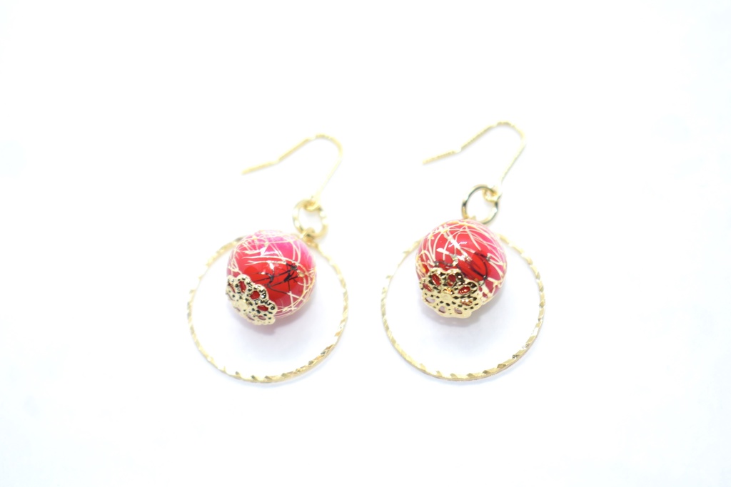 鬼滅＊煉獄杏寿郎　グラデーションピアス