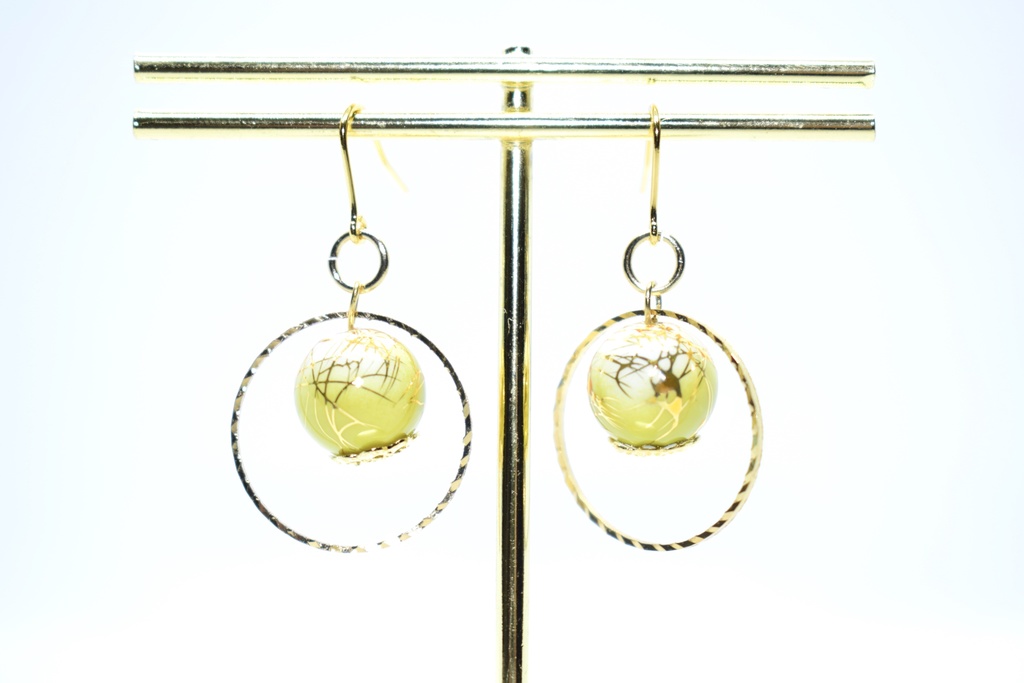 鬼滅*我妻善逸 グラデーションピアス