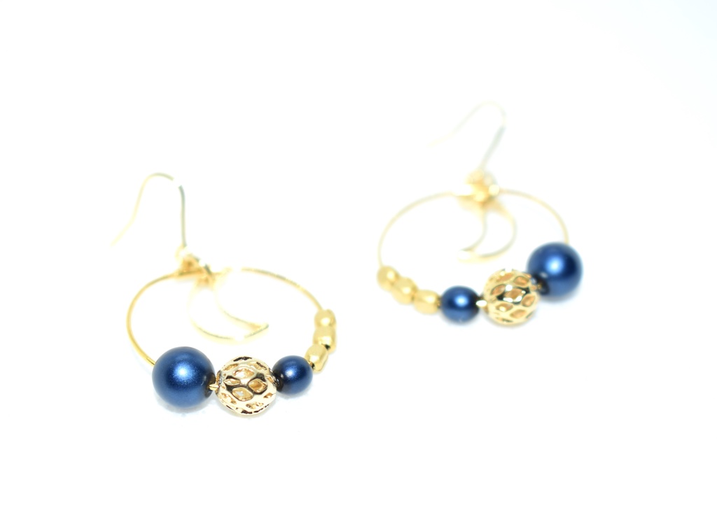 再販/刀剣乱舞*三日月宗近 フープピアス